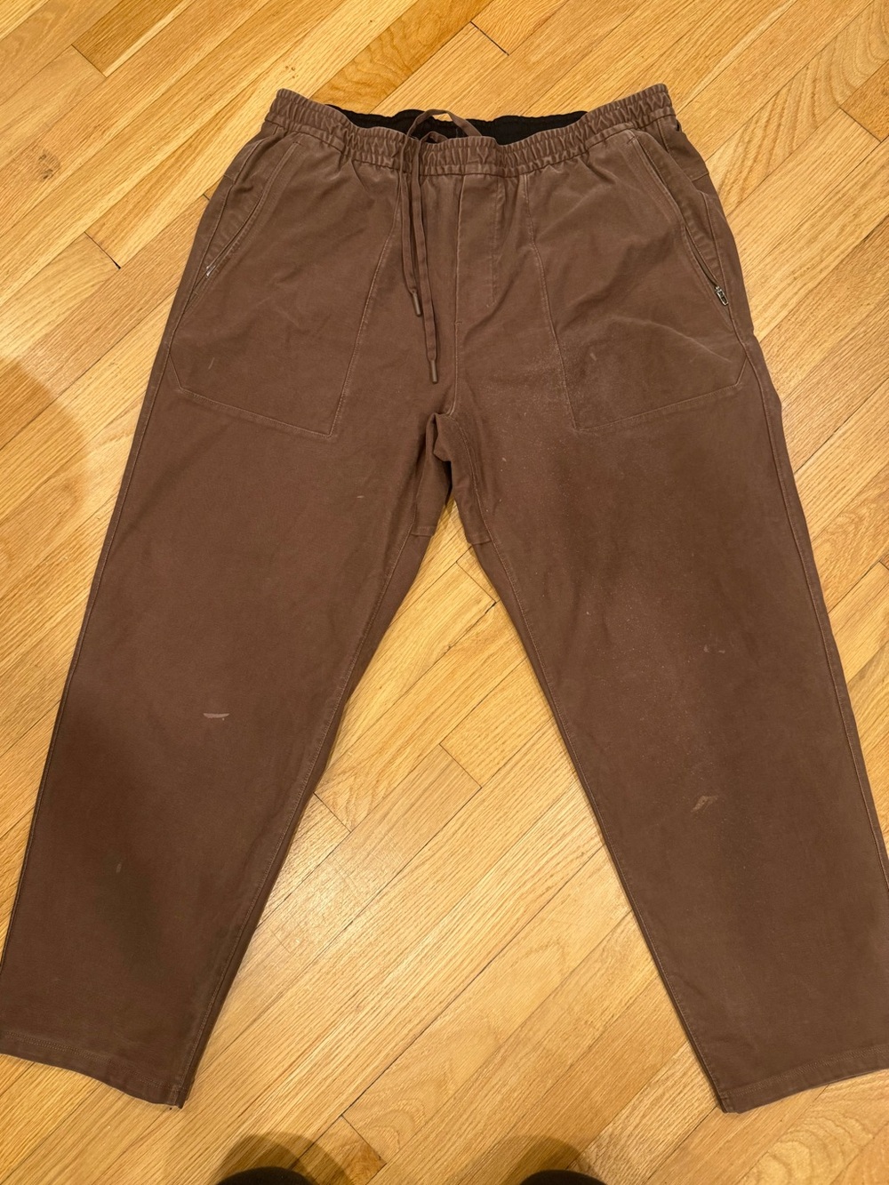 lululemon athletica Men's Dark Brown Drawstring Joggers